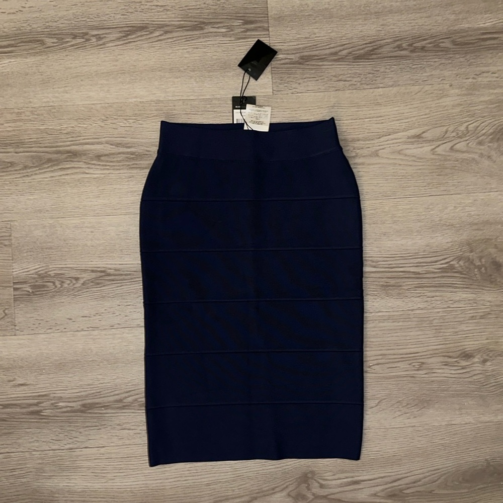 BCBG Navy blue pencil skirt